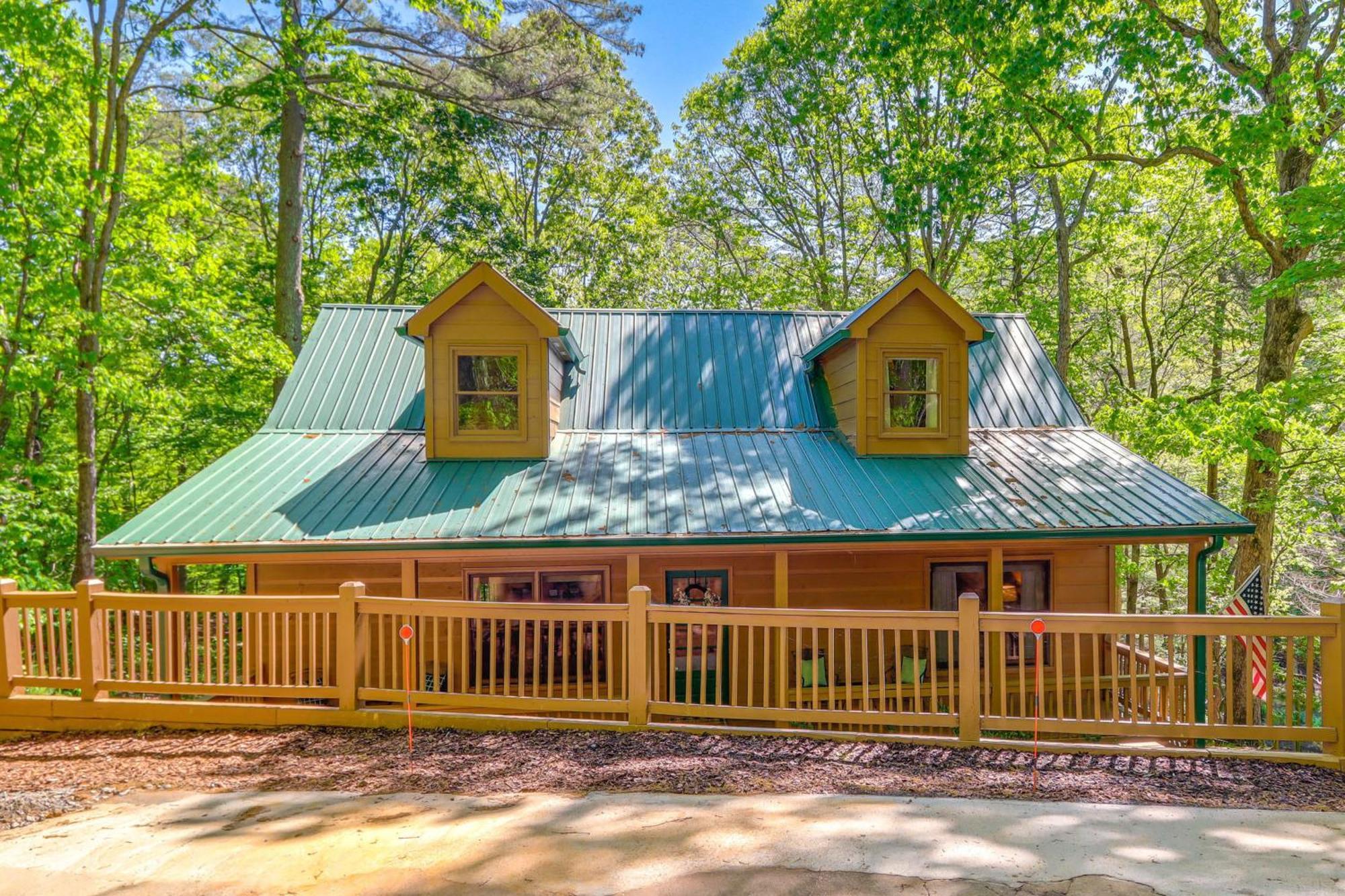 Lakeside Cabin Game Room, Dock, Orchard, Wineries Ellijay Eksteriør bilde