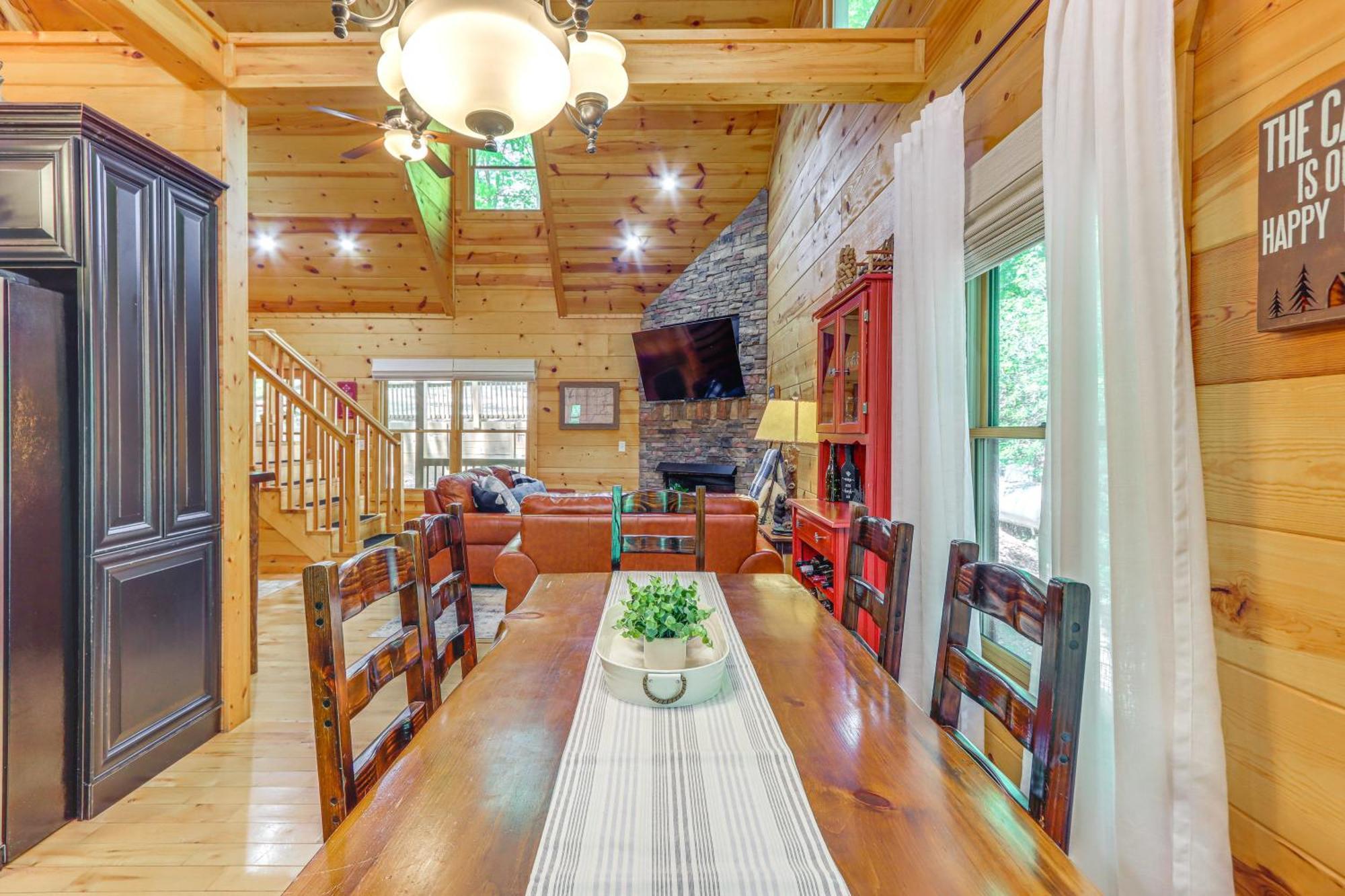 Lakeside Cabin Game Room, Dock, Orchard, Wineries Ellijay Eksteriør bilde