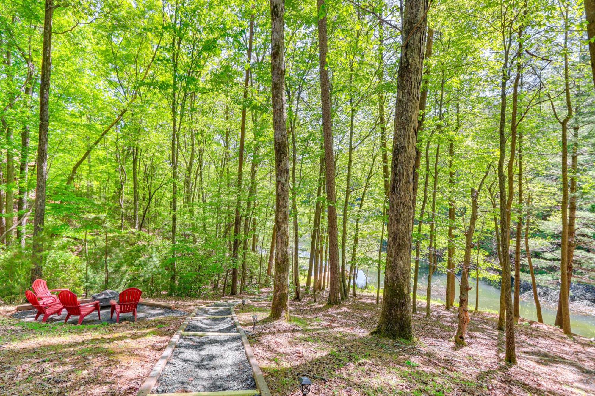 Lakeside Cabin Game Room, Dock, Orchard, Wineries Ellijay Eksteriør bilde