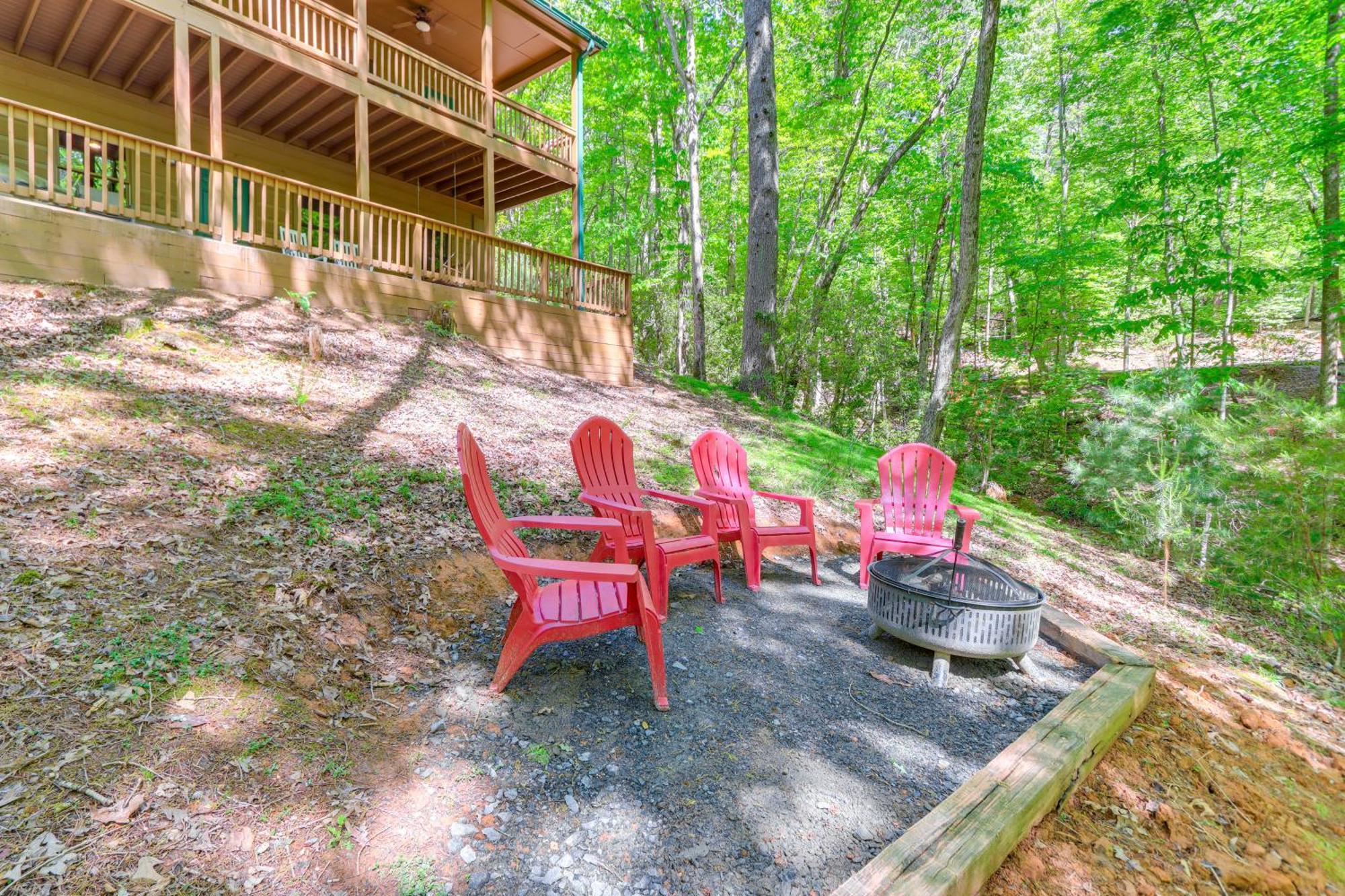 Lakeside Cabin Game Room, Dock, Orchard, Wineries Ellijay Eksteriør bilde
