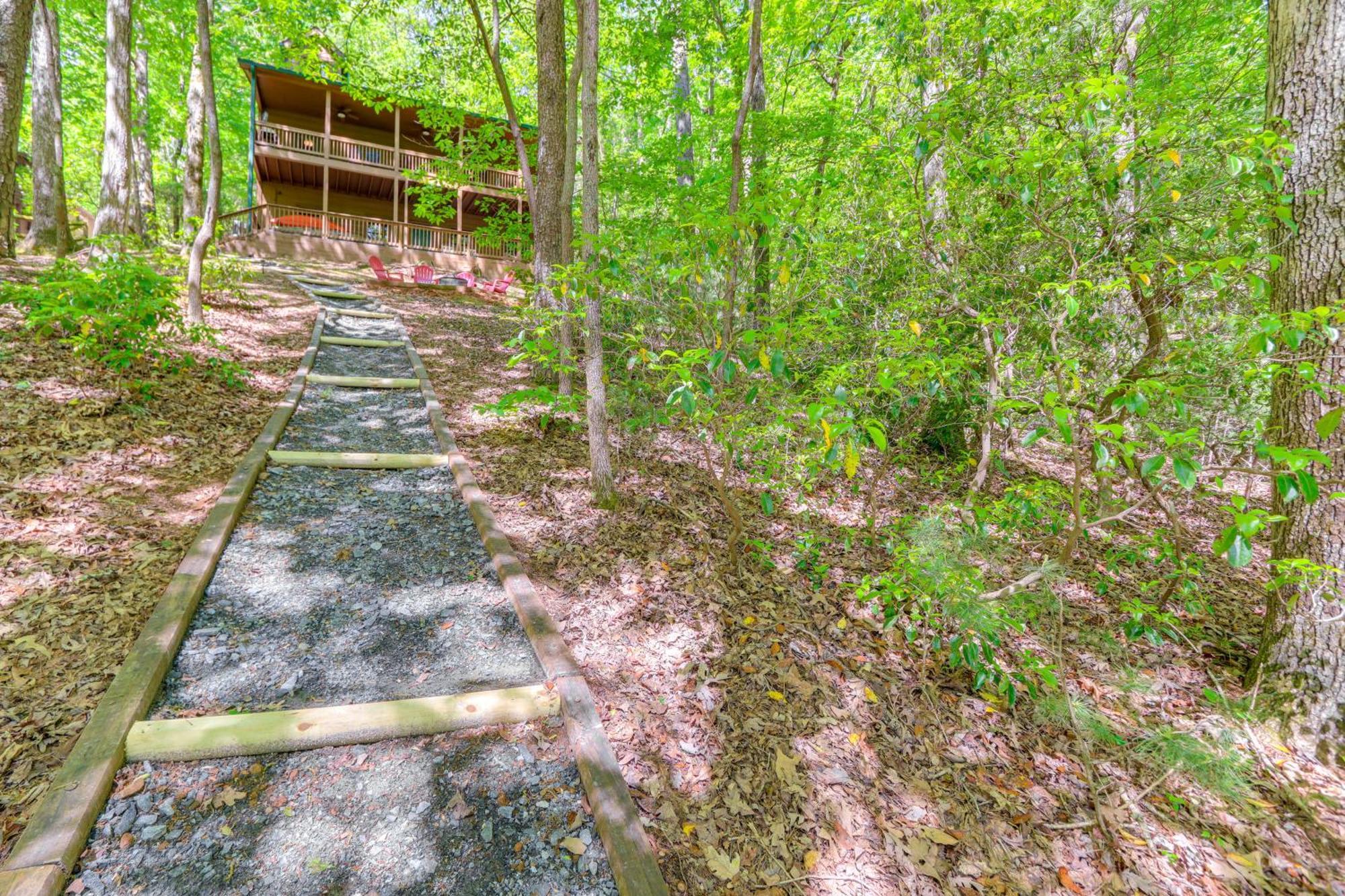 Lakeside Cabin Game Room, Dock, Orchard, Wineries Ellijay Eksteriør bilde